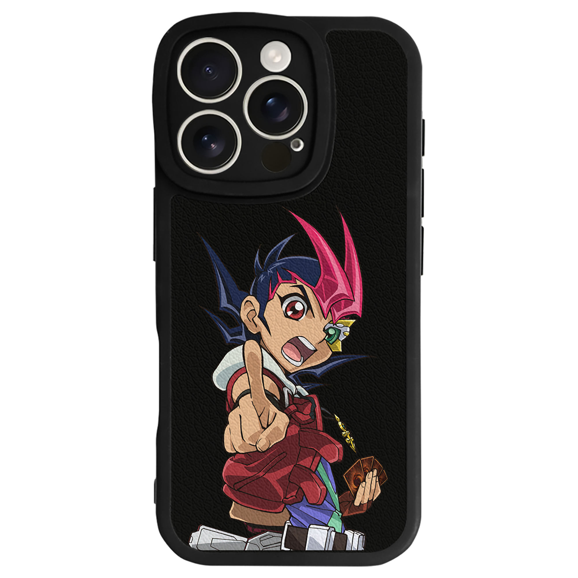 遊☆戯☆王 Yu-Gi-Oh! 【iPhone 16シリーズ対応】シリコンスマホケース（レザー調） 材質：シリコン